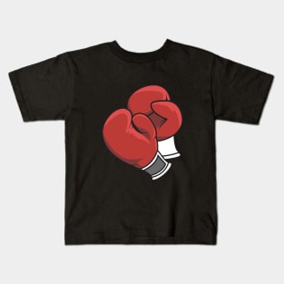 Boxing Gloves Kids T-Shirt